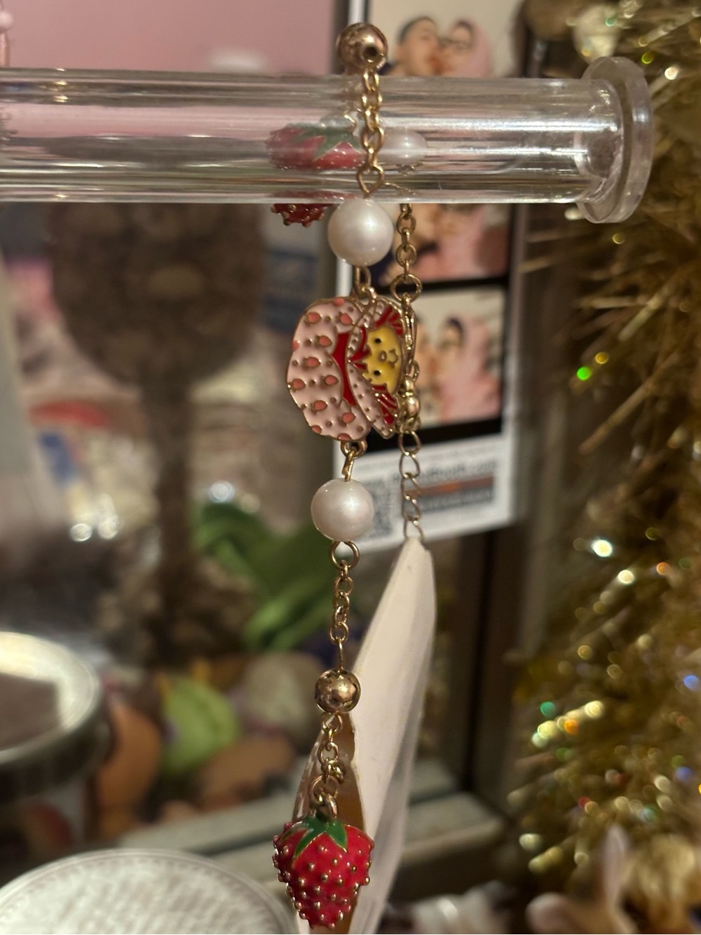 NWT Strawberry Shortcake Charm Bracelet
